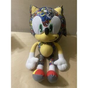 Sonic The Hedgehog Sticker Bomb 18" Plush Doll Toy Factory